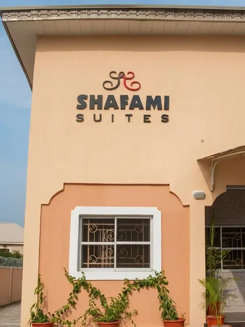 Individual building letters and monogram for Shafami Suites